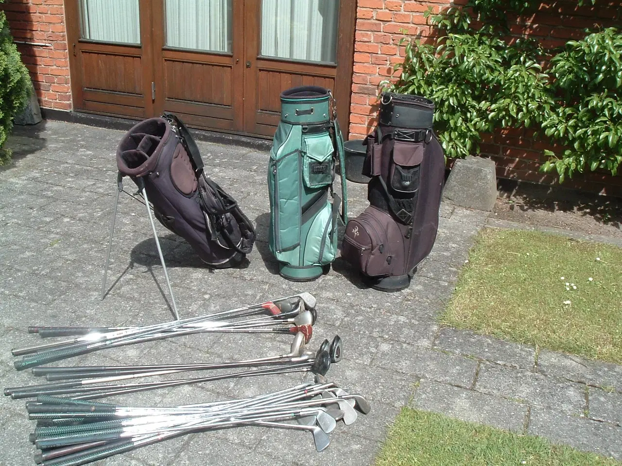 Billede 1 - Golfjern, Grafit og ståljern, bag og vogn