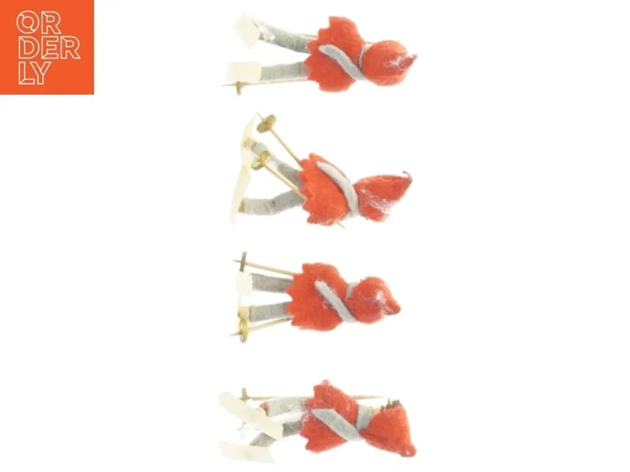 Billede 2 - Vintage nissefigurer (str. 7 x 4 cm)
