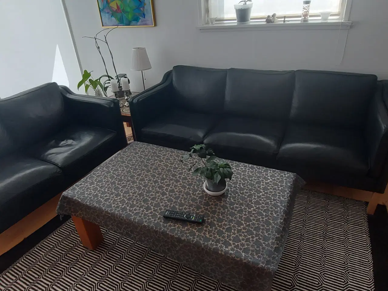 Billede 4 - Læder sofagruppe 