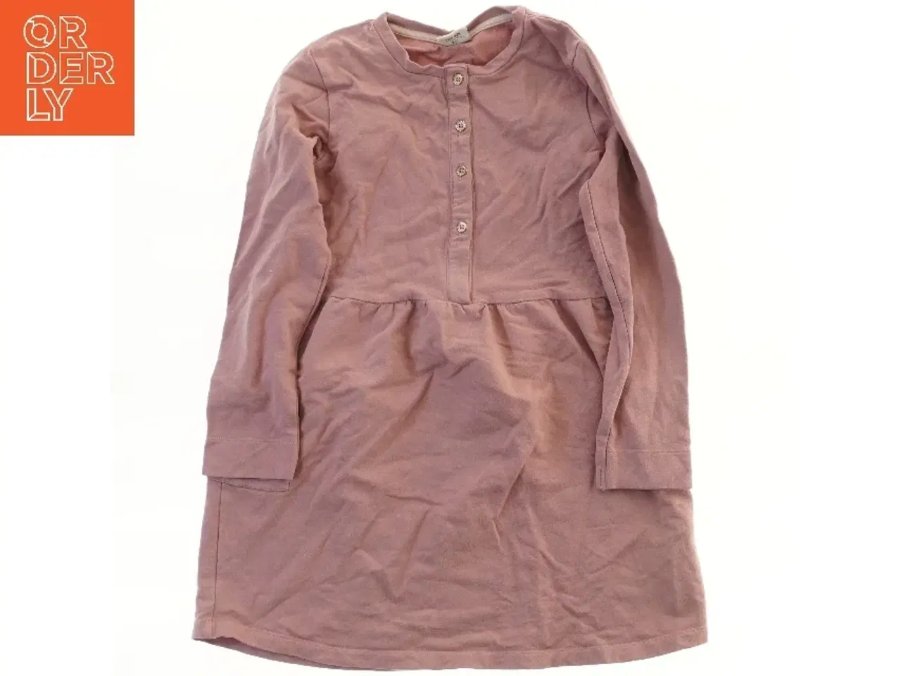 Billede 1 - Langærmet kjole med knapper fra Enfant (str. 128)