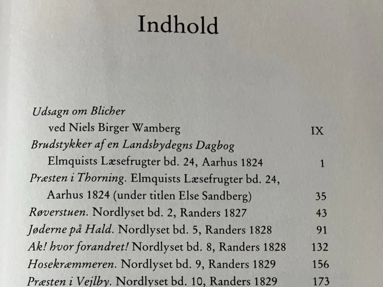Billede 2 - Noveller og fortællinger. Steen Steensen Blicher