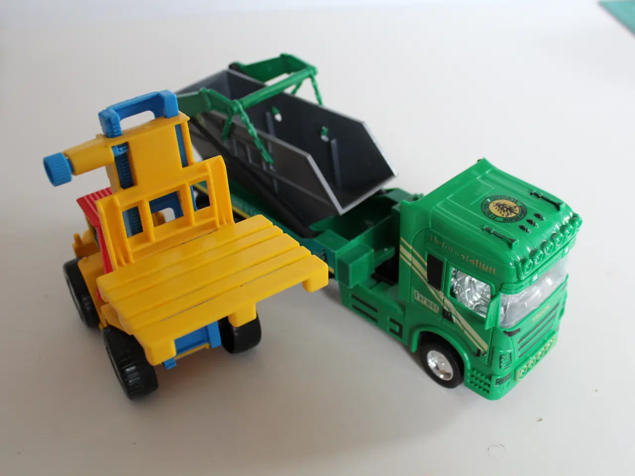 Billede 2 - Trucker m. container + Gaffeltruck