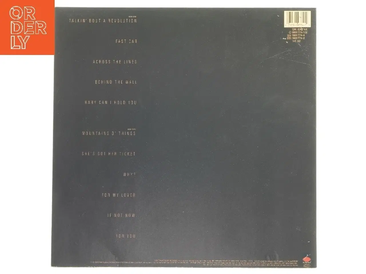 Billede 2 - Tracy Chapman Talkin bout a revolution LP fra Elektra