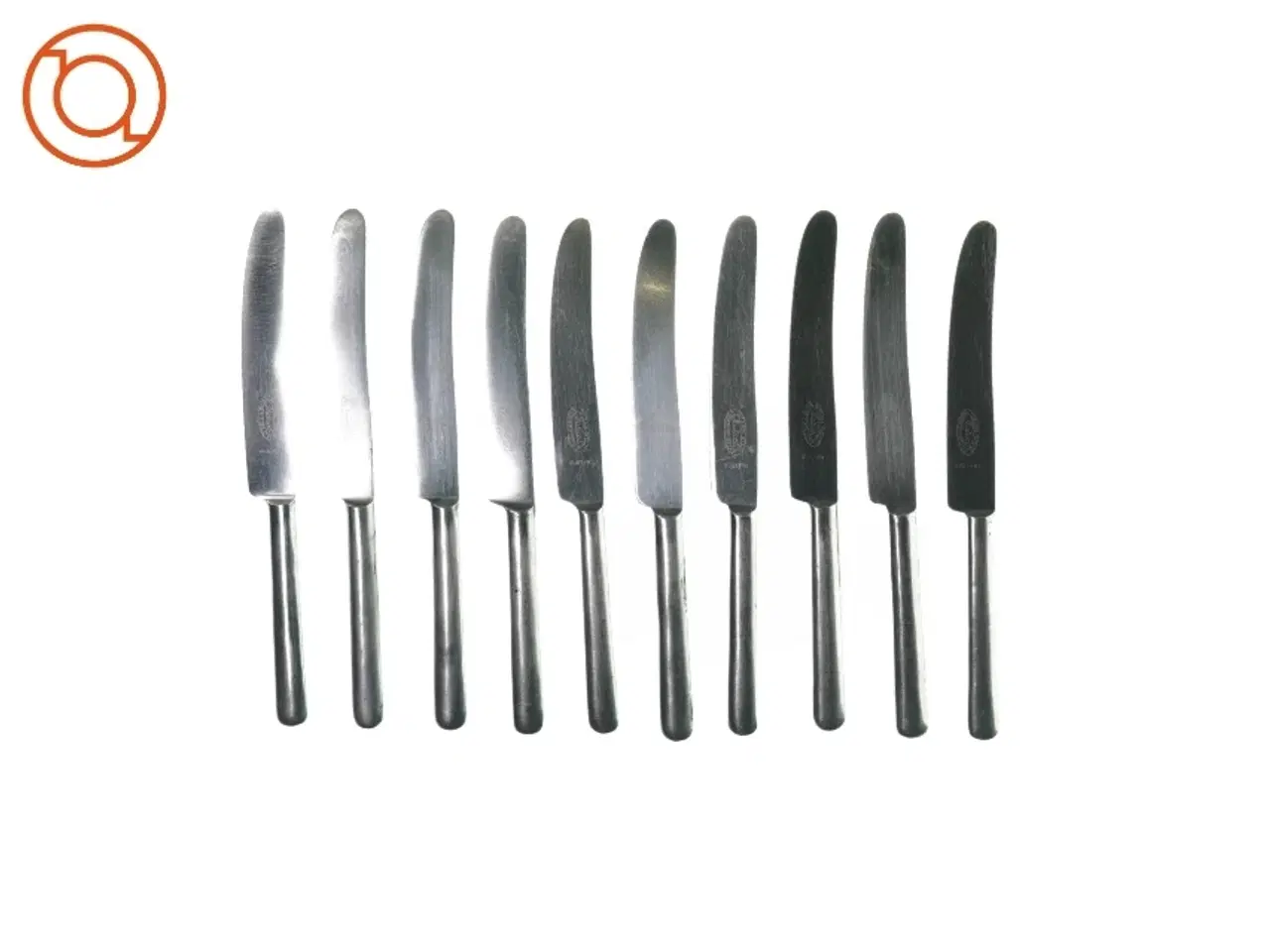 Billede 2 - Knive (10 stk.) fra Ukendt (str. L:23cm)