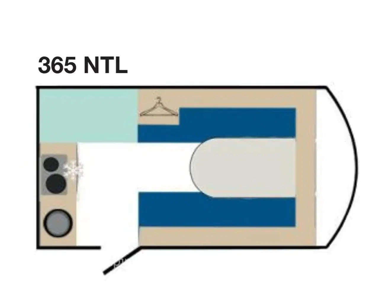 Billede 10 - 2025 - Vega 365 NTL   Nyt design! Udvendig: farvestrålende bølger. Perfekt vogn til el-biler.