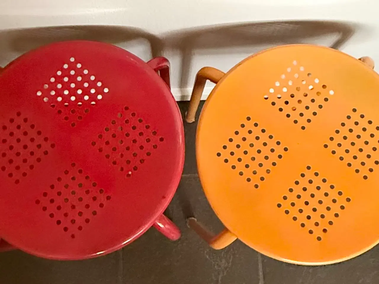 Billede 2 - Retro taburetter - 2 stk.