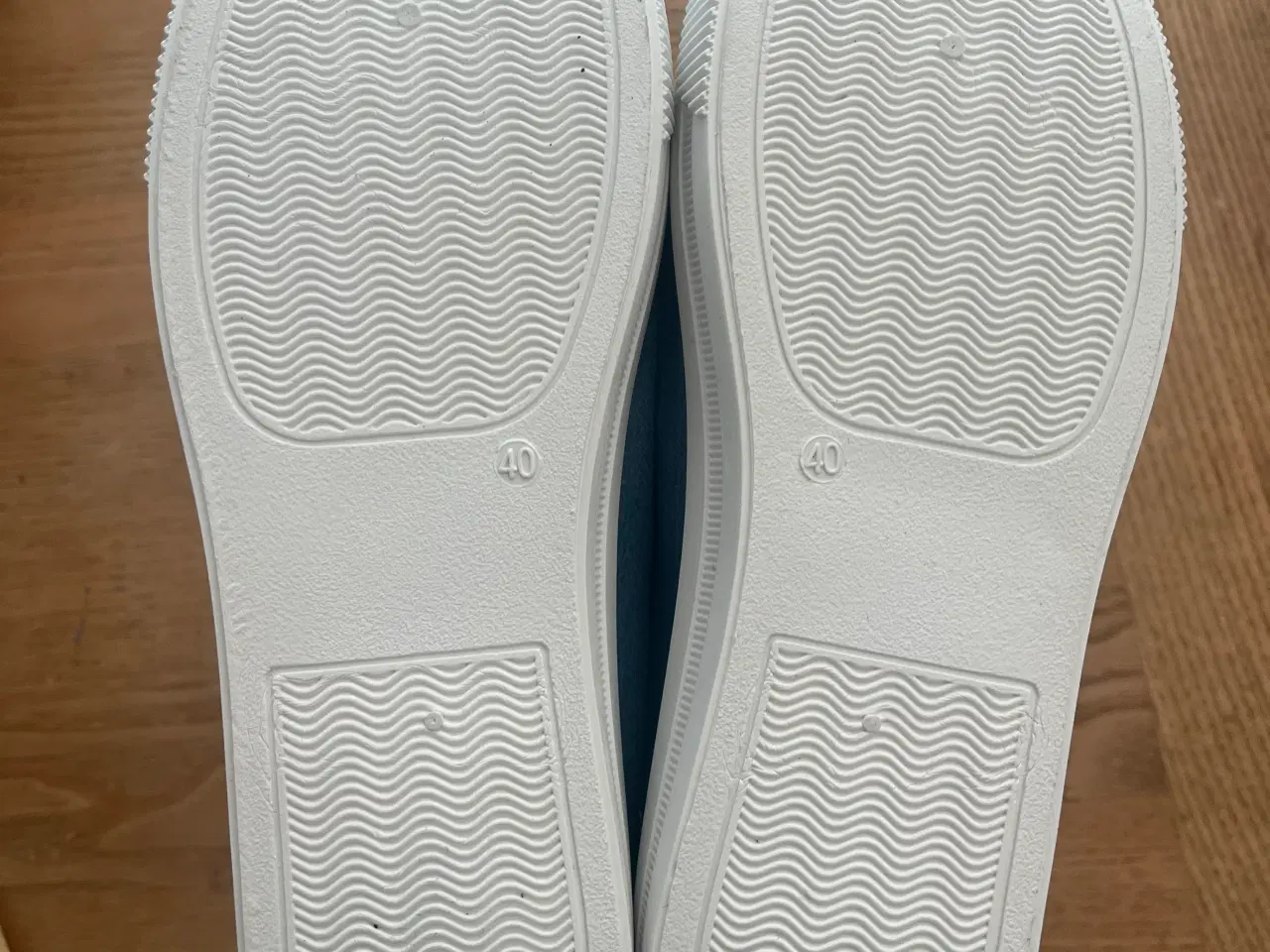 Billede 3 -  Canvas denim slipon dame sko 