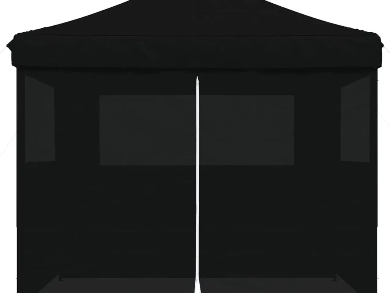 Billede 3 - Foldbart pop-up festtelt med 4 sidevægge sort