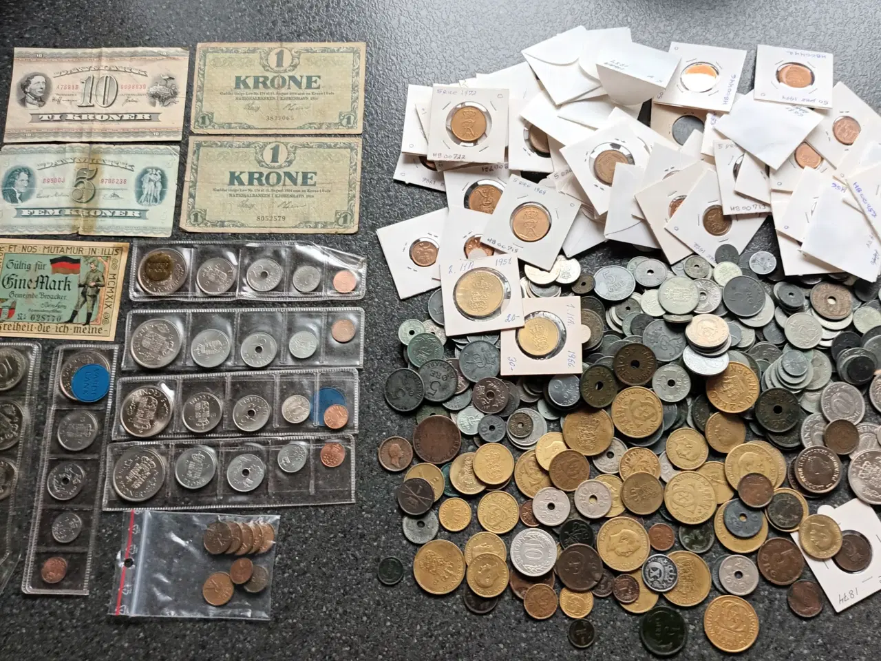 Billede 1 - Danmark 413 stk forskellige mønter 1810 til 2003