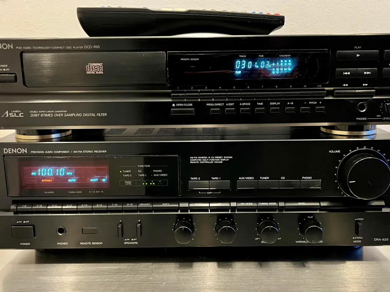 Billede 1 - DENON Receiver DRA-625 + CD afspiller CDC-695