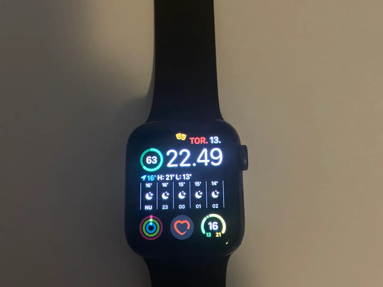 Billede 1 - Apple Watch SE (GPS) 40 mm Sort Grå Smart ur
