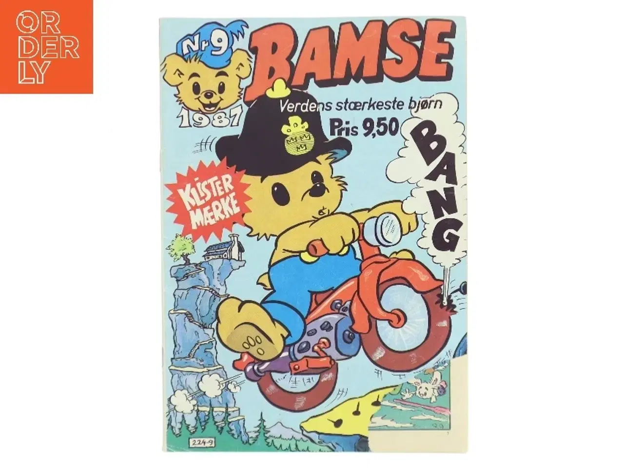 Billede 1 - Bamse nr. 9 1987 tegneserieblad af <Bogens forfattere< (Bog)