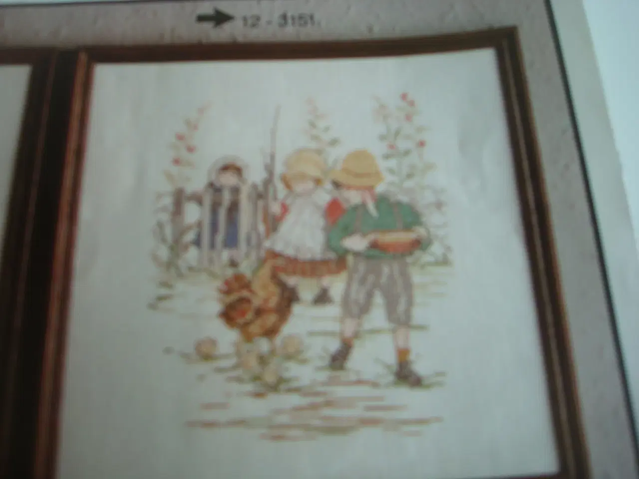 Billede 1 - Mønster Permin til billede med børn 