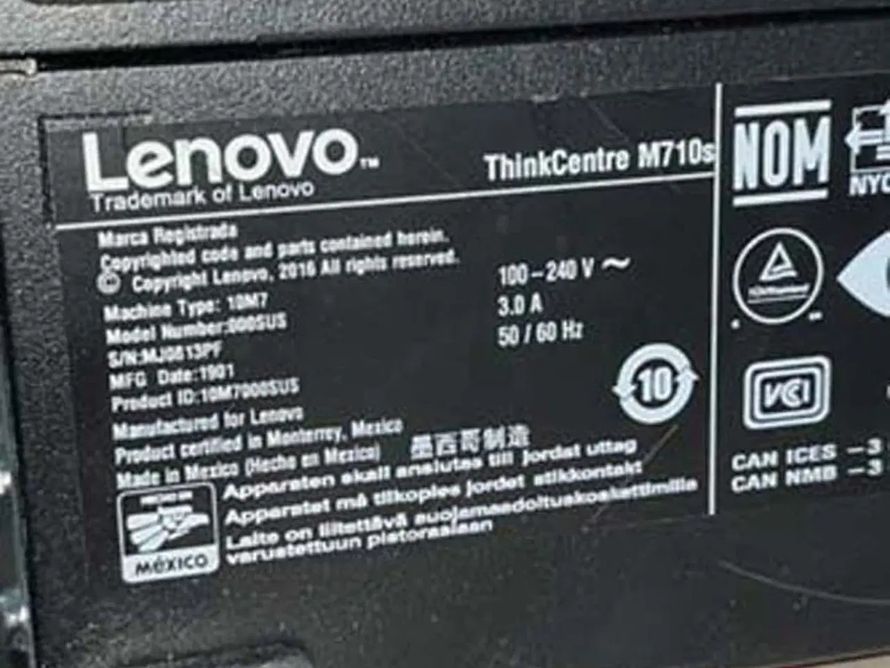 Billede 3 - Lenovo Computer Bordmodel