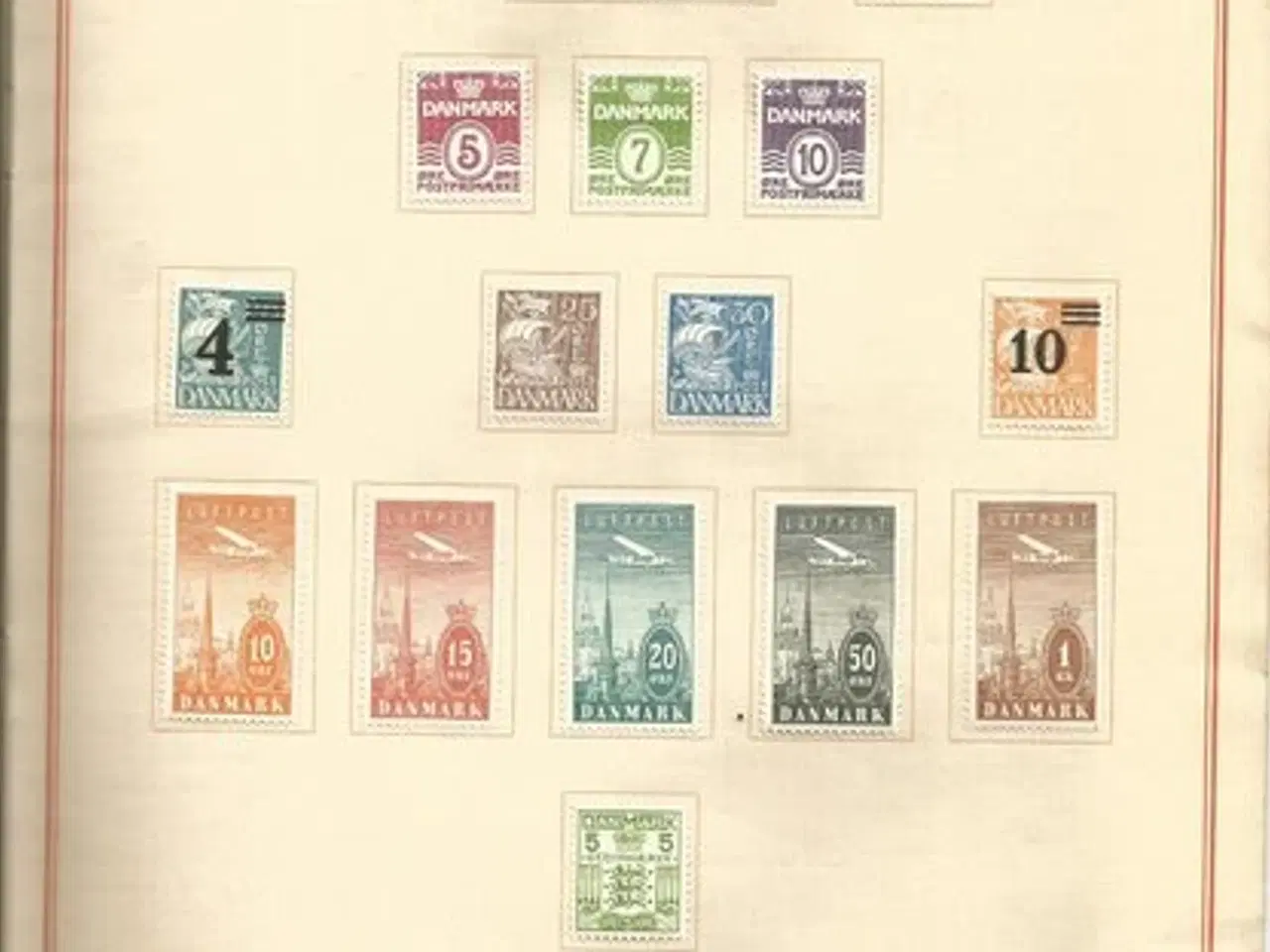 Billede 1 - Dansk reklame-udgave udstedt til udstilling i Buen