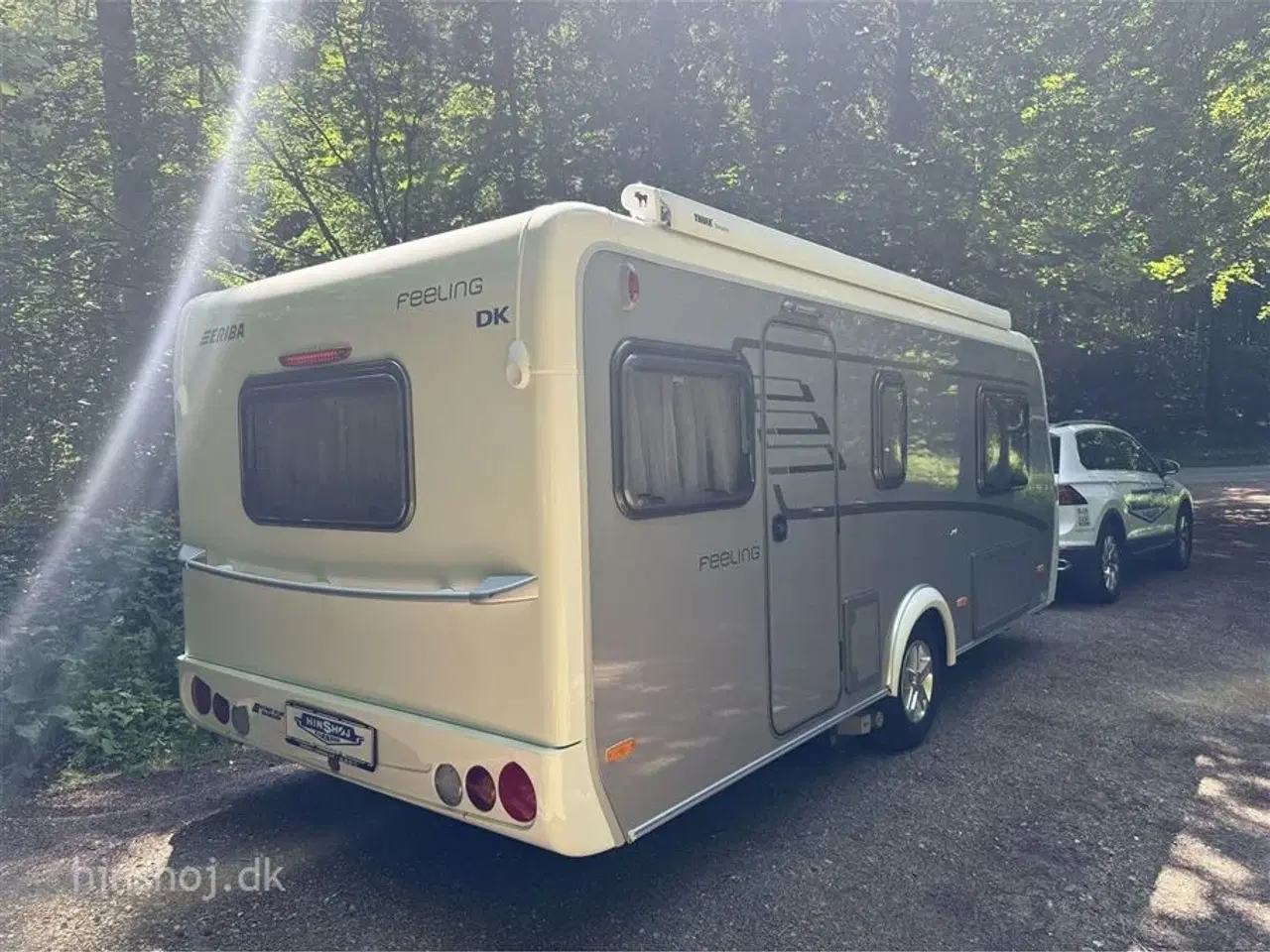 Billede 14 - 2023 - Eriba FEELING 470   Dejlig vogn med enkelsenge med lameludtræk fra Hinshøj Caravan A/S