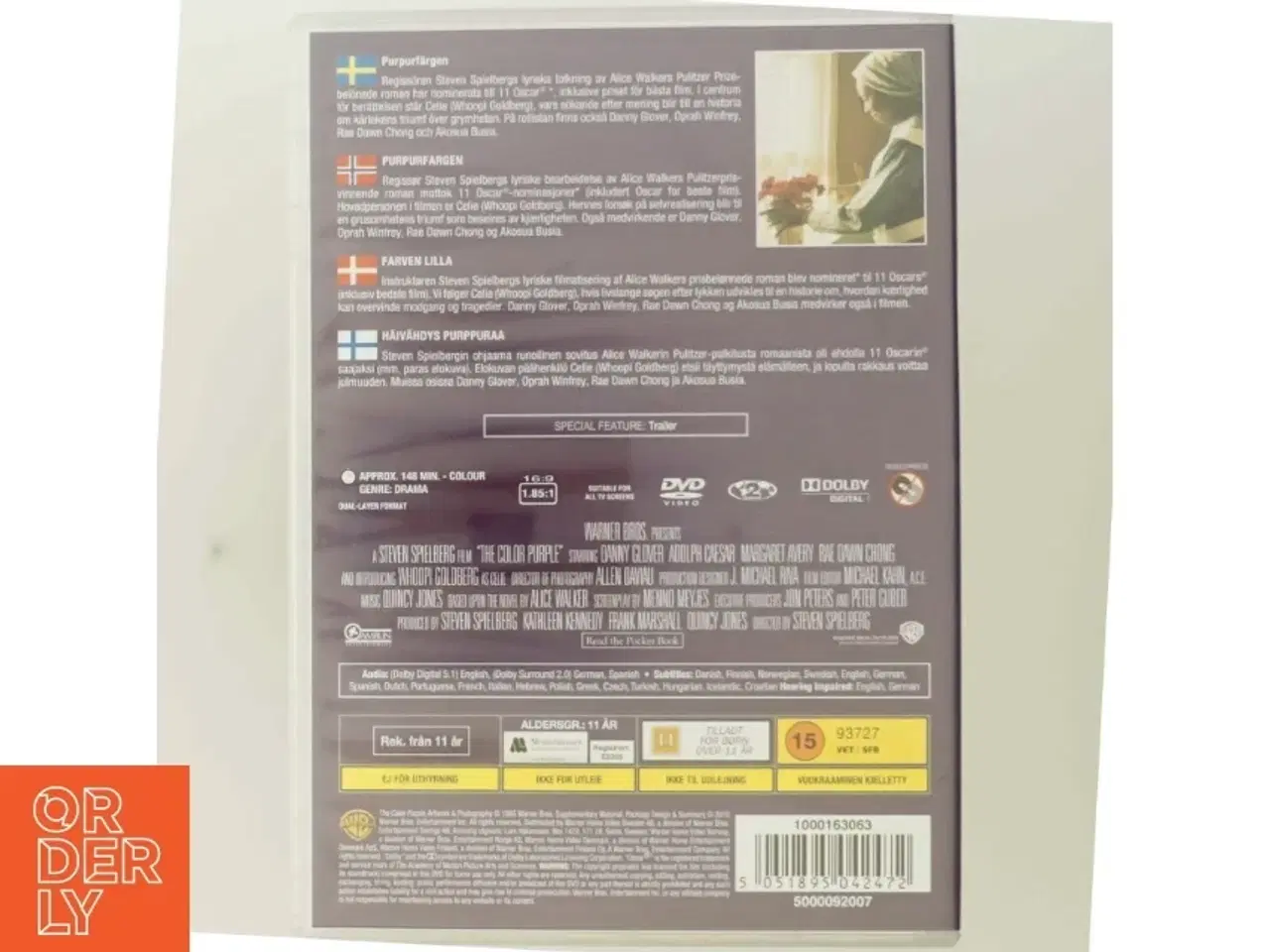 Billede 3 - DVD &#39;The Color Purple&#39; fra Warner Bros.