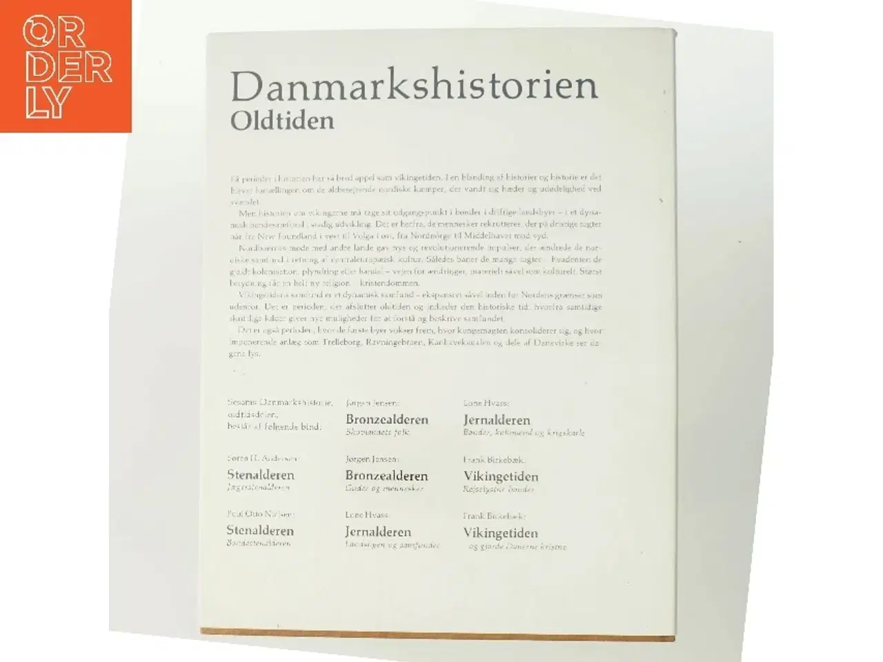 Billede 3 - Danmarkshistorien: Oldtiden af Frank Birkebæk (Bog)