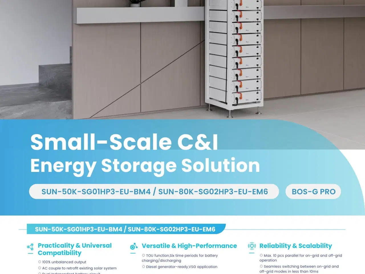 Billede 3 - Deye High Voltage rack battery control box (for BO