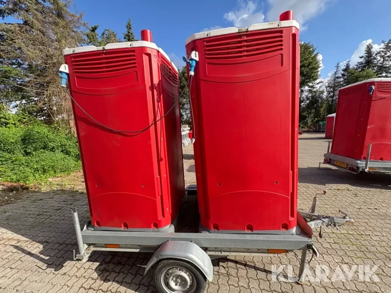 Billede 4 - Dobbelt toilet trailer Stema F 7515