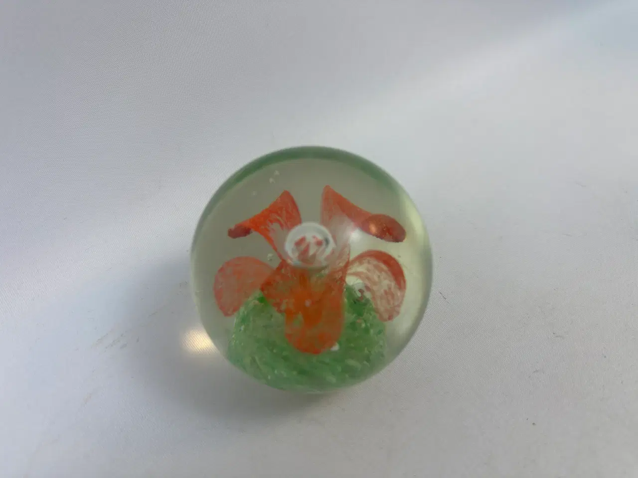 Billede 4 - Ældre brevpresse i glas