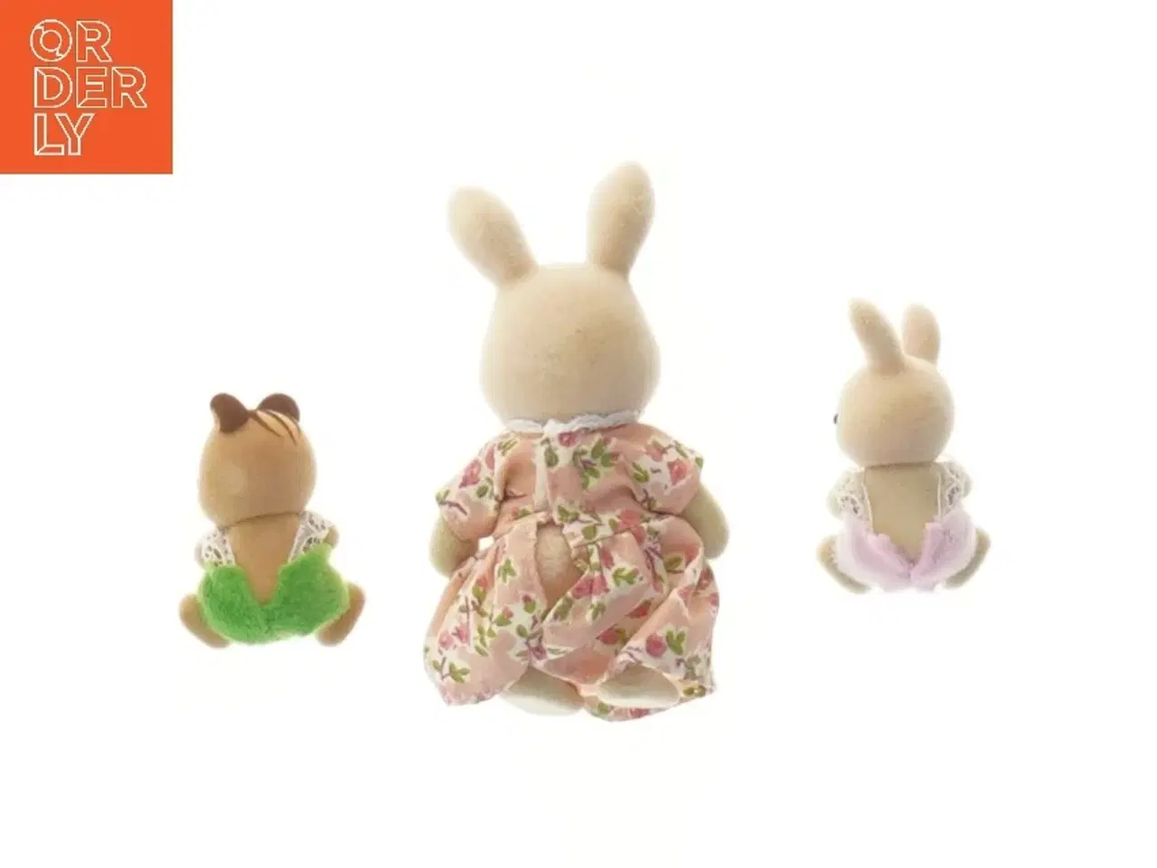 Billede 2 - Bamsefamilie af kaniner fra Sylvanian Families (str. 10 cm)