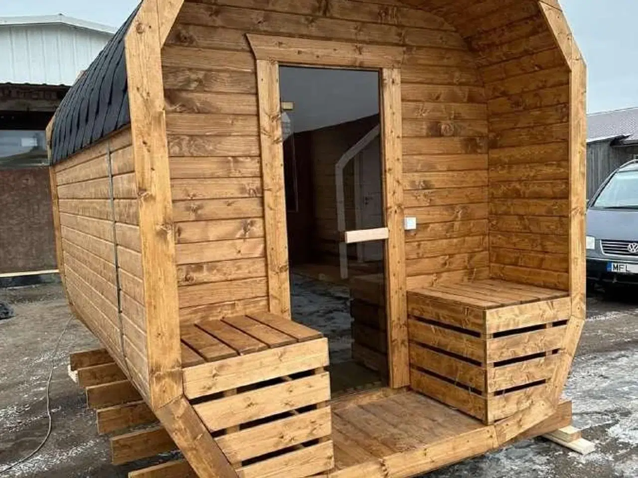 Billede 6 - 3 m sauna.2.4 m.bred.Harvia M3 ovn,kun for 34900 