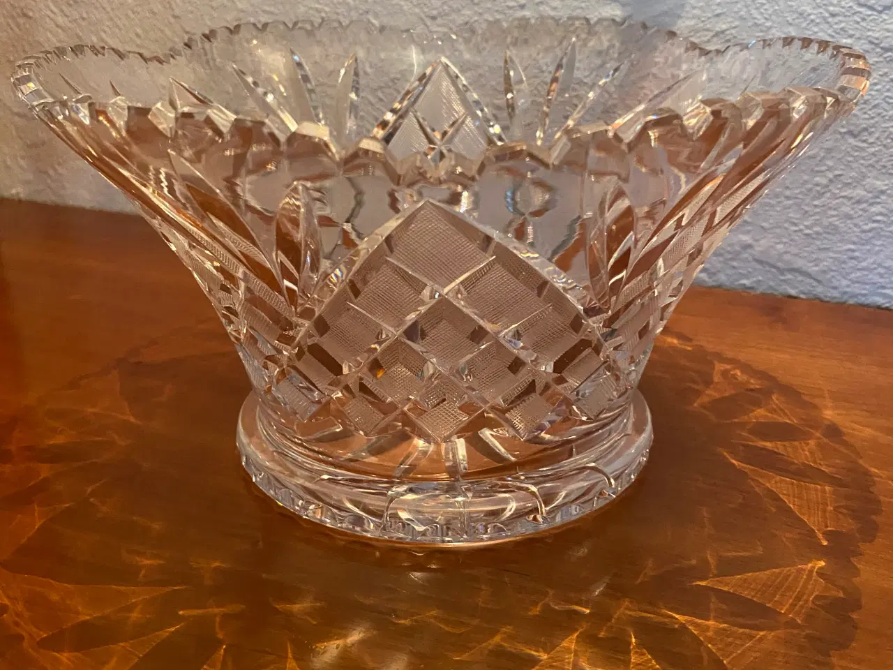 Billede 2 - Krystal glas skåle med flotte slibninger