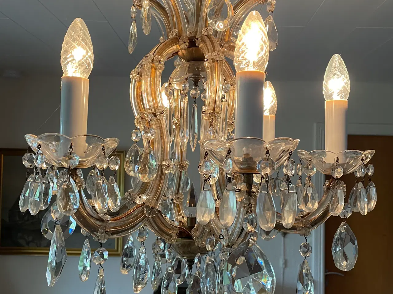 Billede 1 - Krystallysekrone (Maria Theresia)