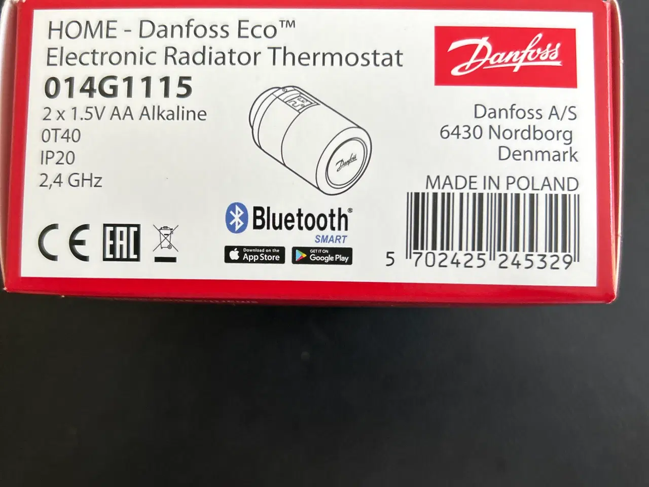 Billede 2 - Danfoss elektronisk radiatorventil, 5 stk.