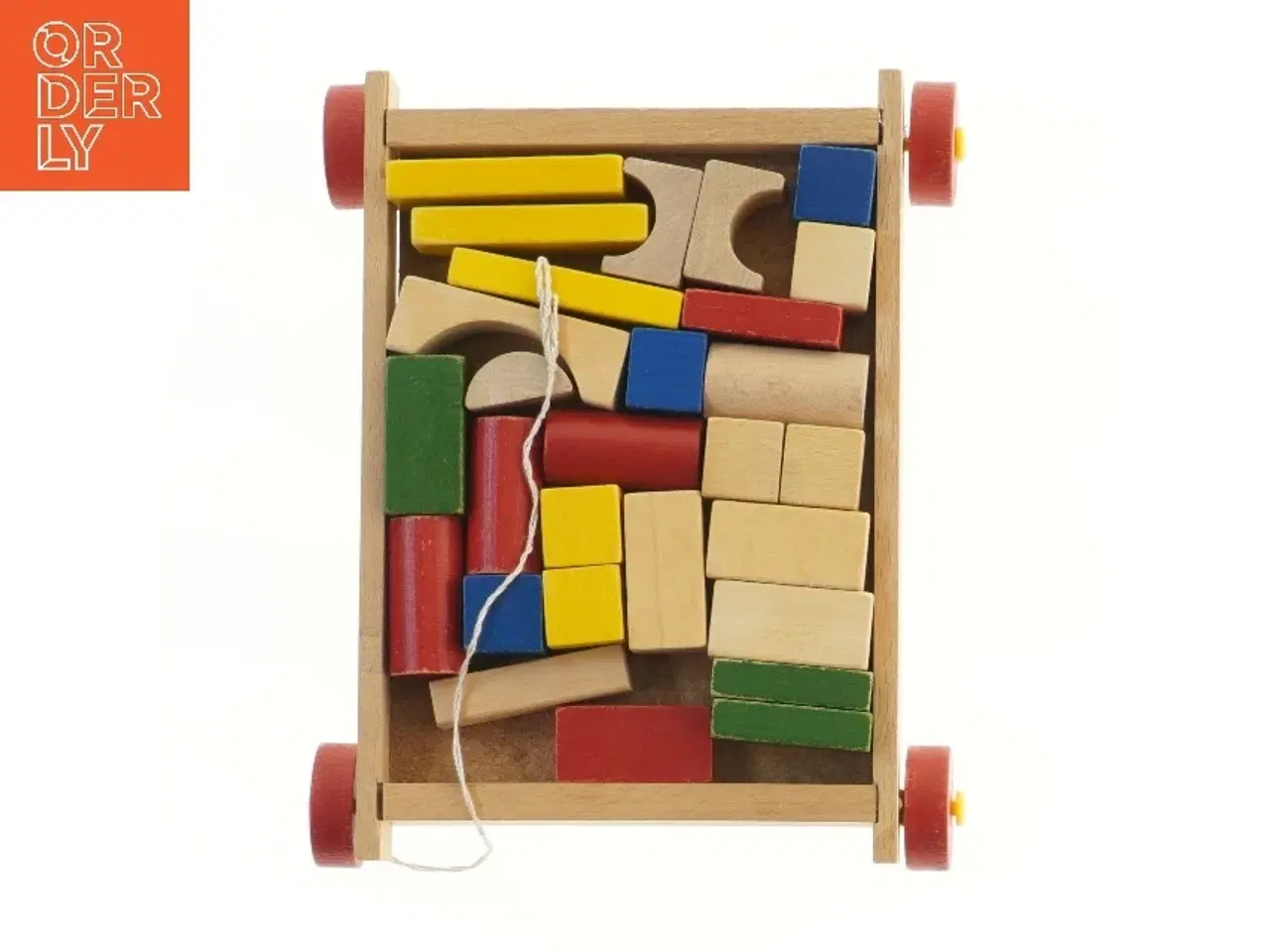 Billede 1 - Træklodser på hjul (str. 30x24 cm)