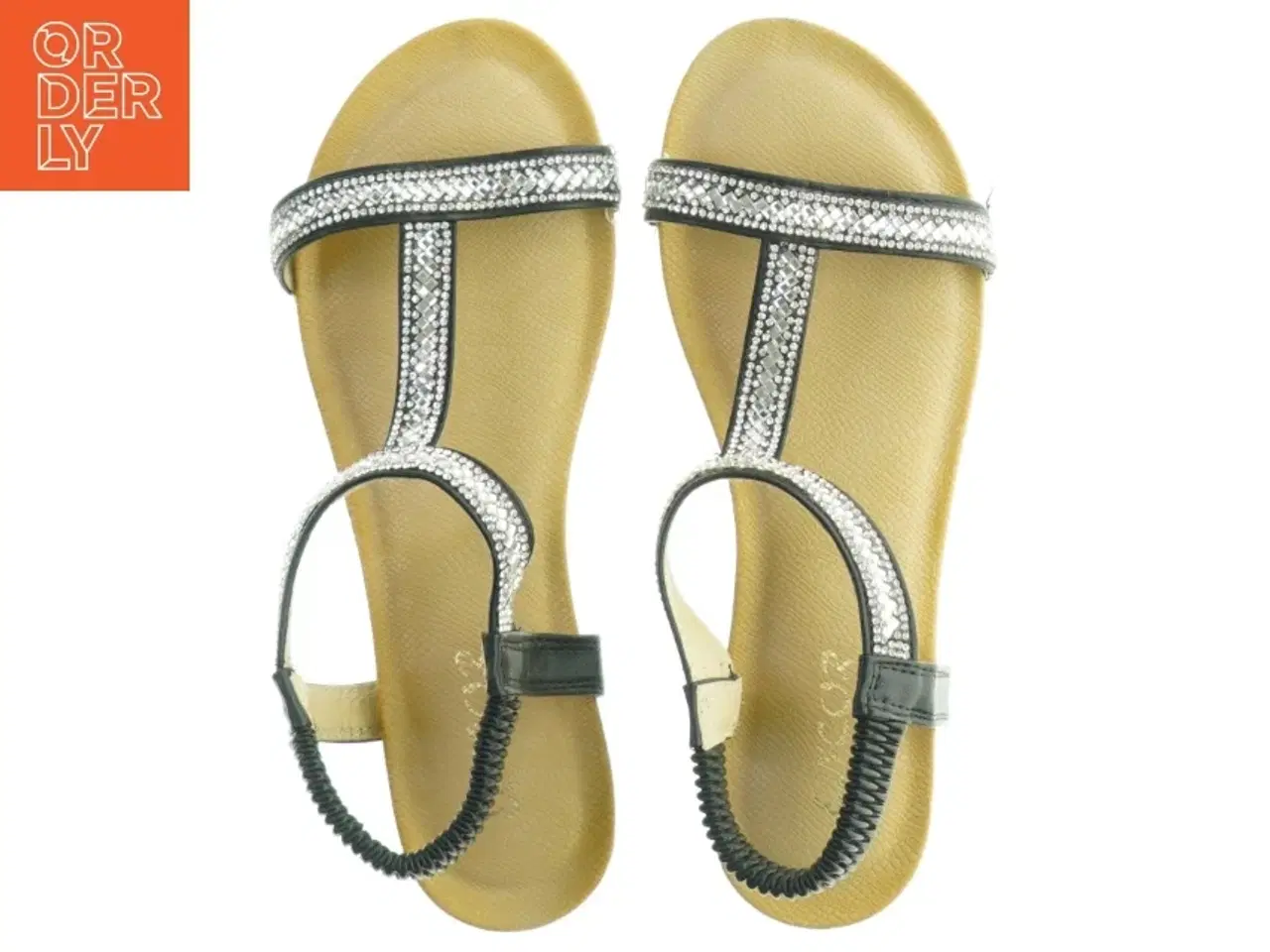 Billede 2 - Damesandaler med rhinsten fra Encor (str. 38)