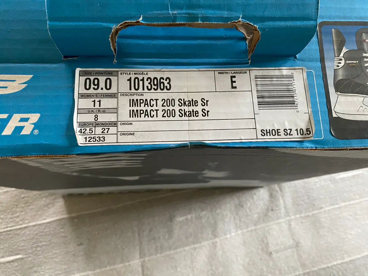 Billede 3 - Bauer ishockey skøjter str. 44,5