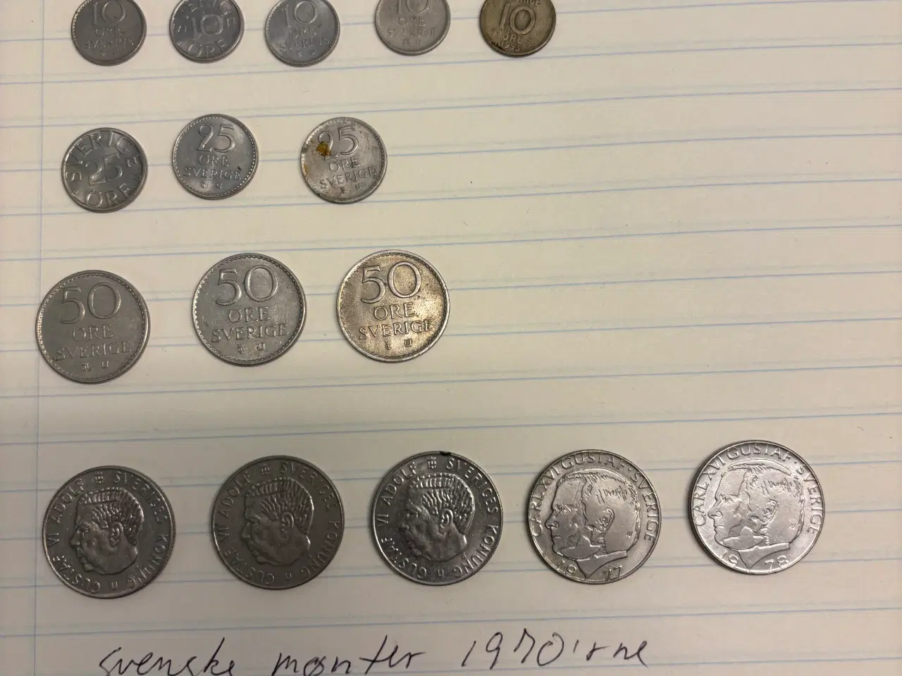 Billede 1 - Mønter fra Norge, Sverige, Tyskland og ukendt