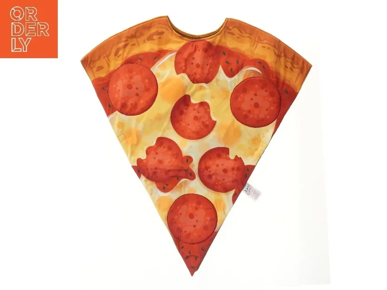 Billede 1 - Børne poncho med pizzamotiv fra Amscan (str. 134)