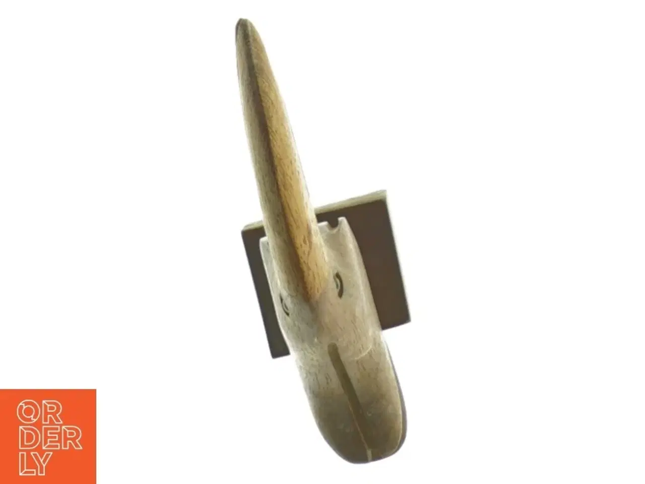 Billede 3 - Vintage Håndskåret Træ fugl Tukan (str. 12 x 11 cm)