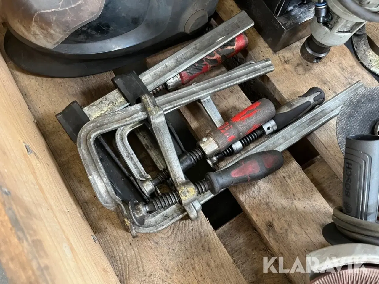 Billede 5 - Blandet lot smedeværktøj og udstyr.