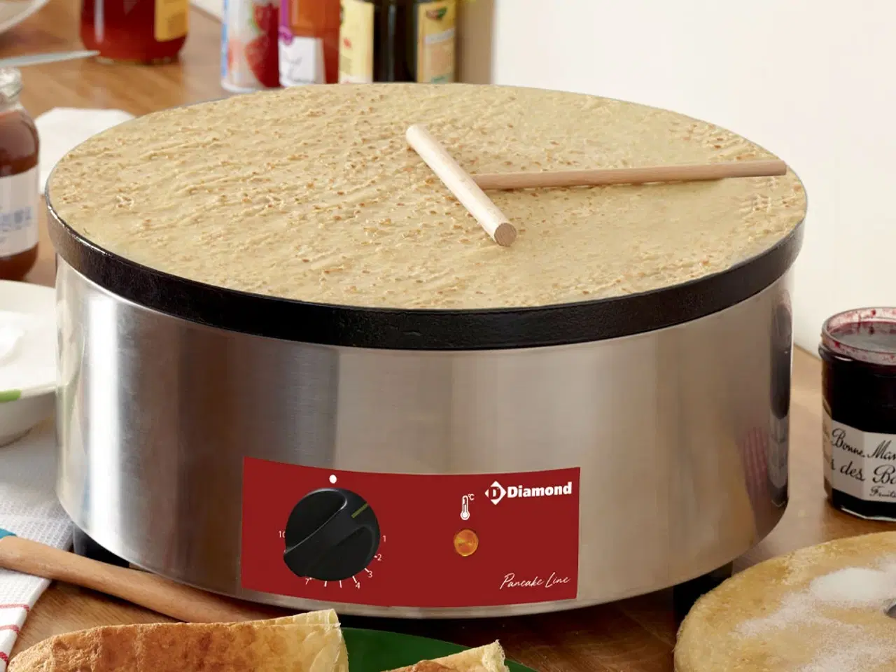 Billede 2 - Enkelt Crepejern (Ø40 cm) – 3600 W Effekt