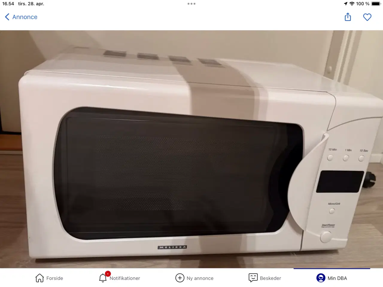 Billede 1 - Microbølgeovn Melissa