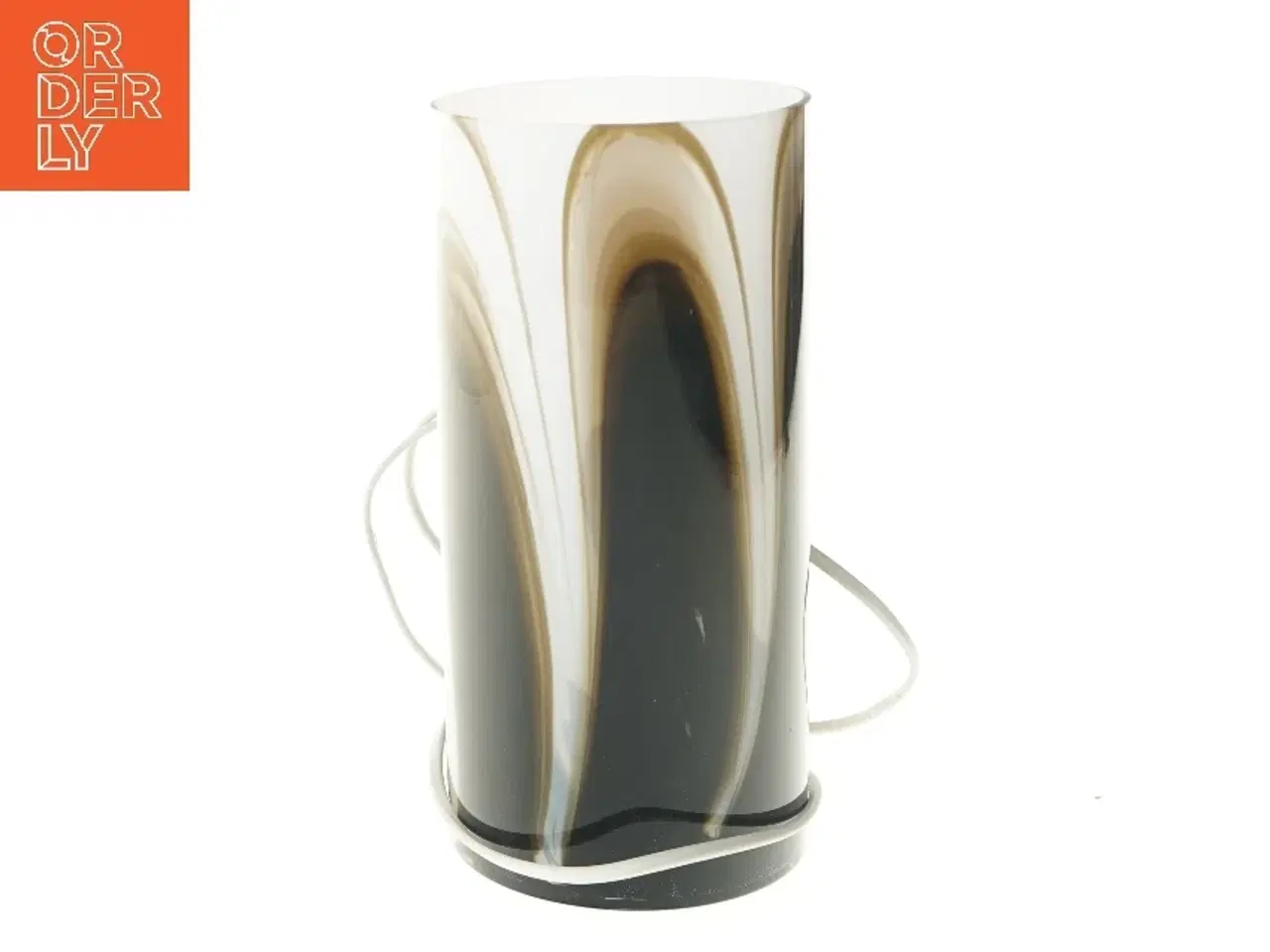 Billede 1 - Glascylinder bordlampe fra IKEA (str. Ø 12 cm længde 25 cm)