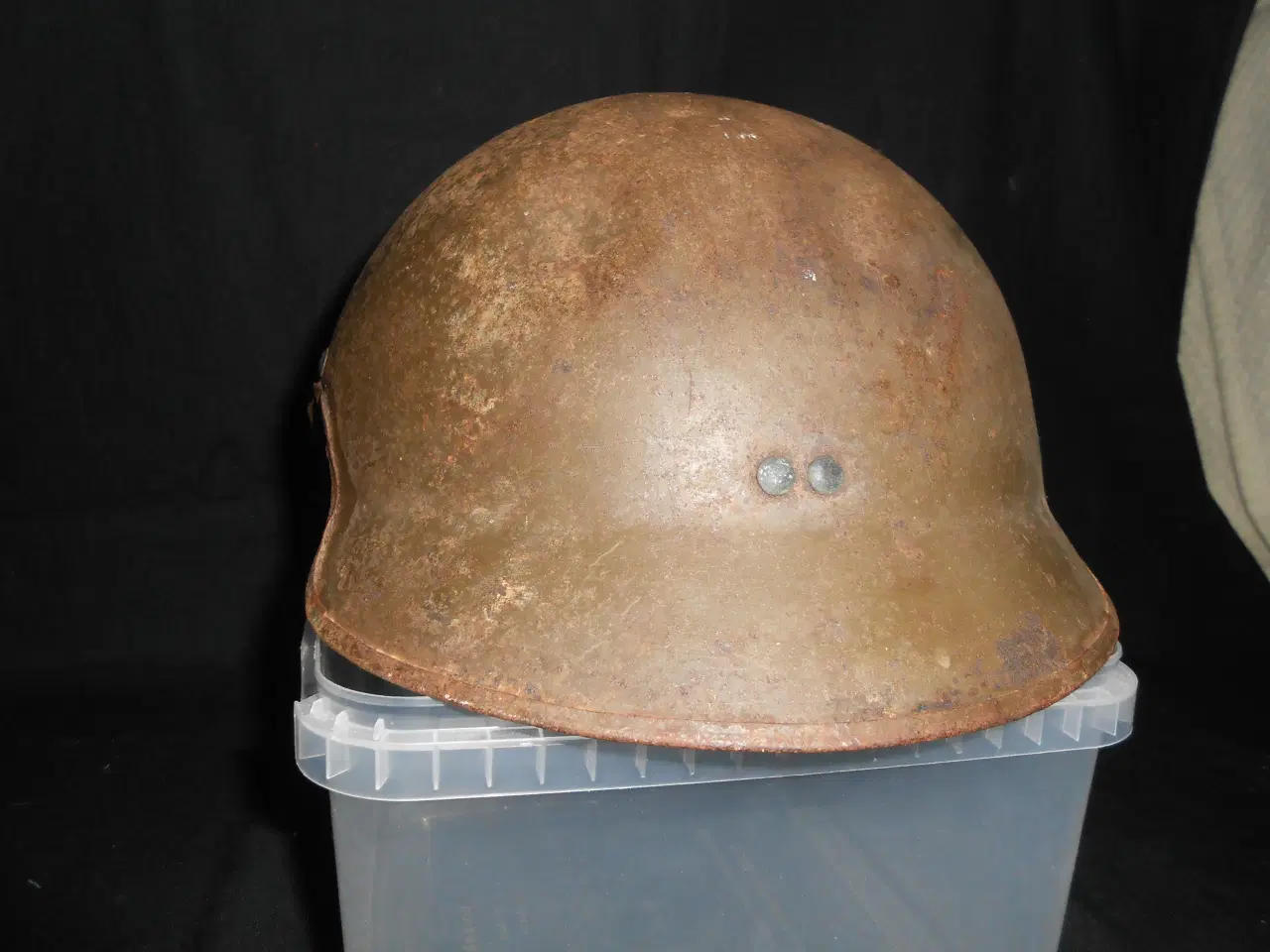 Billede 2 - Sjælden original Fransk Flakstålhjelm model 1936