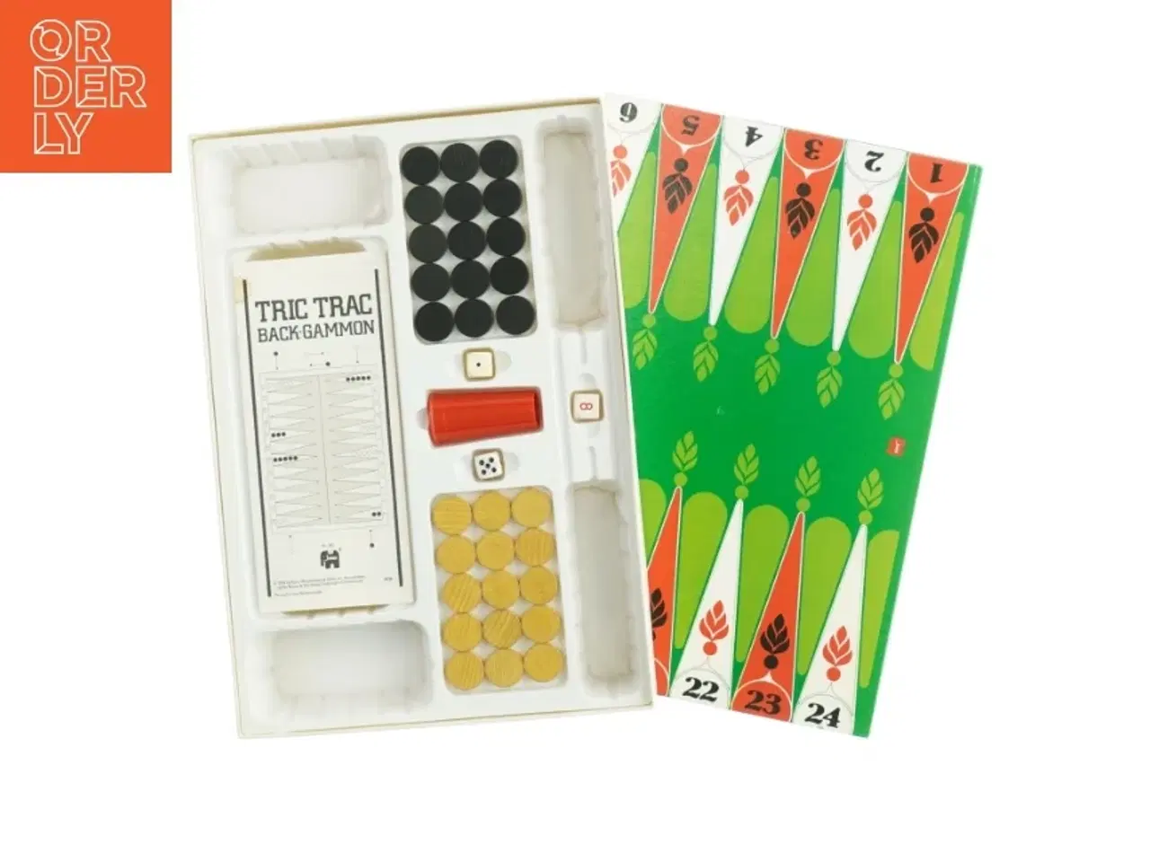 Billede 2 - Backgammon brætspil (str. 39 x 27 cm)