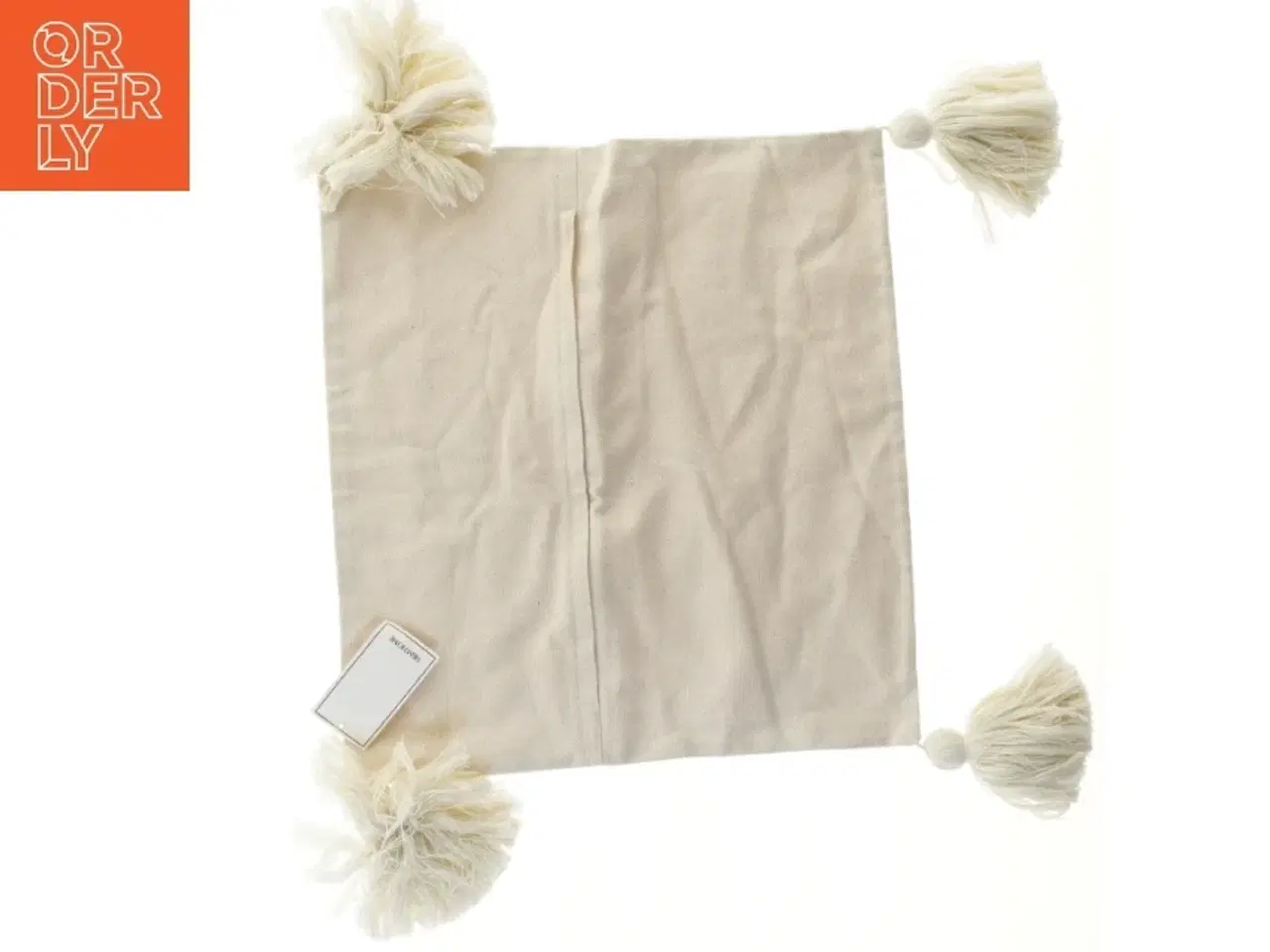 Billede 2 - Pudebetræk med kvaster fra H&M (str. 50x50 cm)