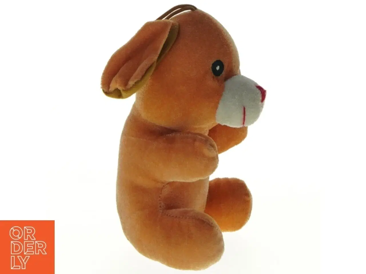 Billede 6 - Orange tøjdyr hund (str. 18 cm)