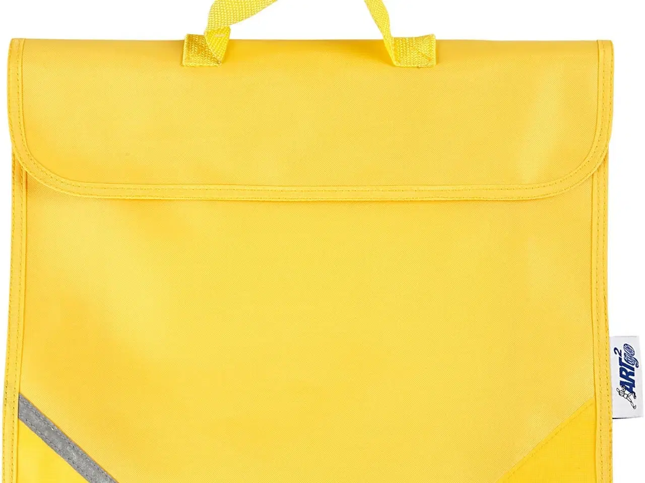 Billede 1 - Funktionel Gul Skoletaske med Reflekser - 36x29 cm