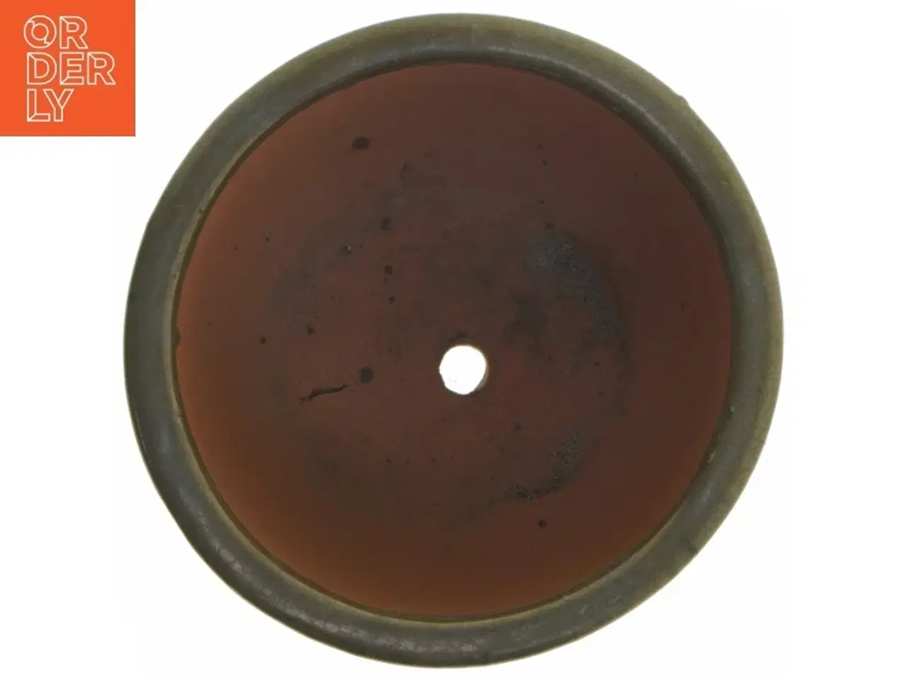 Billede 2 - Keramikpotte med afløbshul (str. Ø. 17,5 cm. længde. 16 cm)