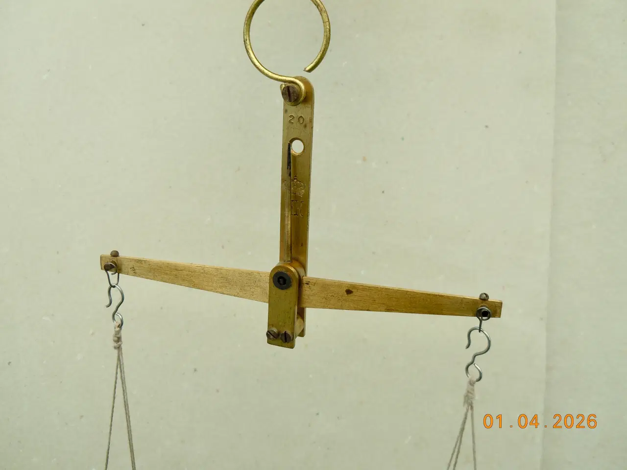 Billede 6 - HK Krudtvægt af messing.