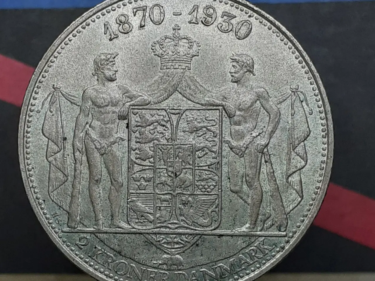 Billede 1 - 2 kr 1930 erindringsmønt, sølv