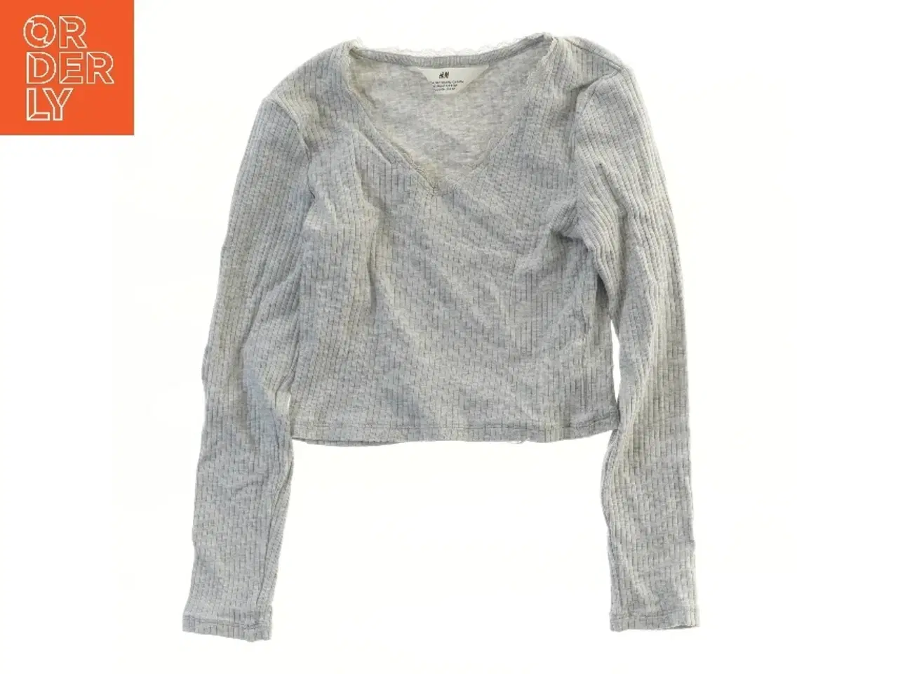 Billede 1 - Langærmet stribet bluse fra H&M (str. 134)