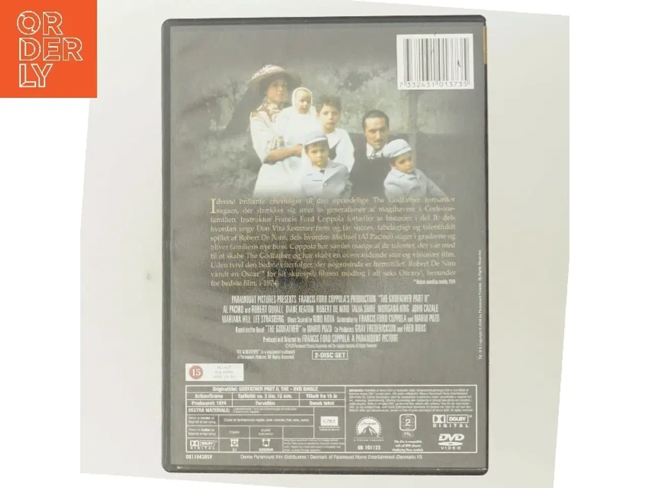 Billede 3 - The Godfather: Part II (The Godfather Ii) med Al Pacino (DVD)